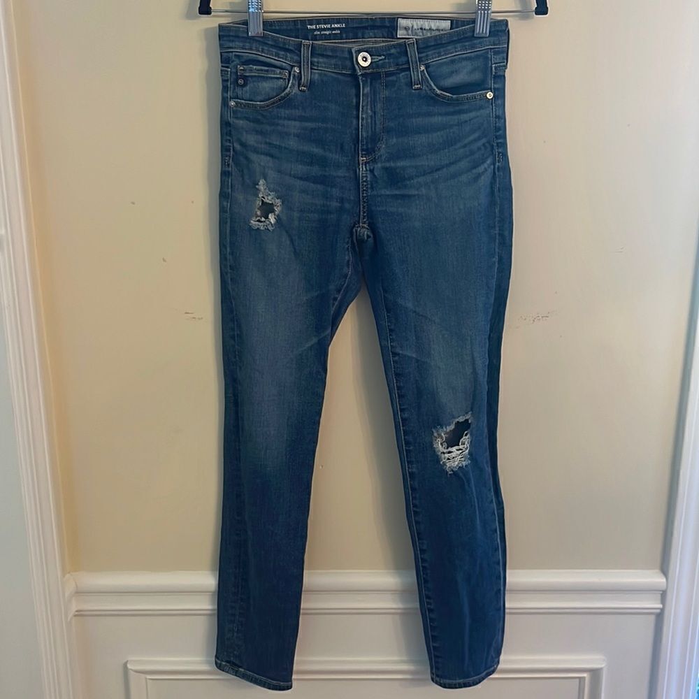 Adriano Goldschmied The Stevie Ankle Distressed Jean